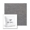 Picture of Abstraction Denim | Set of 2 | 18" Sunbrella Boxed Square Outdoor Throw Pillows with Premium Inserts