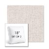 Picture of Abstraction Dune | Set of 2 | 18" Sunbrella Boxed Square Outdoor Throw Pillows with Premium Inserts