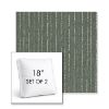 Picture of Abundant Seaglass | Set of 2 | 18" Sunbrella Boxed Square Outdoor Throw Pillows with Premium Inserts