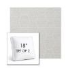 Picture of Amalfi Sand | Set of 2 | 18" Sunbrella Boxed Square Outdoor Throw Pillows with Premium Inserts