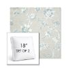 Picture of Ariana Dew | Set of 2 | 18" Sunbrella Boxed Square Outdoor Throw Pillows with Premium Inserts