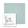 Picture of Bliss Dew | Set of 2 | 18" Sunbrella Boxed Square Outdoor Throw Pillows with Premium Inserts