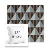 Picture of Buoy Cape Cod | Set of 2 | 18" Sunbrella Boxed Square Outdoor Throw Pillows with Premium Inserts
