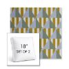 Picture of Buoy Key West | Set of 2 | 18" Sunbrella Boxed Square Outdoor Throw Pillows with Premium Inserts
