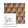 Picture of Buoy Sunset | Set of 2 | 18" Sunbrella Boxed Square Outdoor Throw Pillows with Premium Inserts