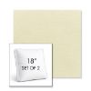 Picture of Canvas Canvas | Set of 2 | 18" Sunbrella Boxed Square Outdoor Throw Pillows with Premium Inserts