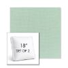 Picture of Canvas Spa | Set of 2 | 18" Sunbrella Boxed Square Outdoor Throw Pillows with Premium Inserts