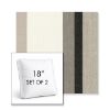 Picture of Canyon Tenaya | Set of 2 | 18" Sunbrella Boxed Square Outdoor Throw Pillows with Premium Inserts