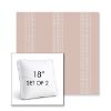 Picture of Caper Blush | Set of 2 | 18" Sunbrella Boxed Square Outdoor Throw Pillows with Premium Inserts