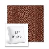 Picture of Carat Grenat | Set of 2 | 18" Sunbrella Boxed Square Outdoor Throw Pillows with Premium Inserts
