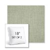 Picture of Cast Oasis | Set of 2 | 18" Sunbrella Boxed Square Outdoor Throw Pillows with Premium Inserts