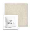 Picture of Chartres Cloud | Set of 2 | 18" Sunbrella Boxed Square Outdoor Throw Pillows with Premium Inserts