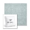 Picture of Chartres Opal | Set of 2 | 18" Sunbrella Boxed Square Outdoor Throw Pillows with Premium Inserts