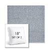 Picture of Chartres Rainfall | Set of 2 | 18" Sunbrella Boxed Square Outdoor Throw Pillows with Premium Inserts