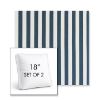 Picture of Costa Capris | Set of 2 | 18" Sunbrella Boxed Square Outdoor Throw Pillows with Premium Inserts