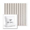 Picture of Costa Nickel | Set of 2 | 18" Sunbrella Boxed Square Outdoor Throw Pillows with Premium Inserts