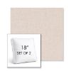 Picture of Dither Antique | Set of 2 | 18" Sunbrella Boxed Square Outdoor Throw Pillows with Premium Inserts