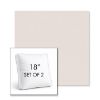 Picture of Dither Snow | Set of 2 | 18" Sunbrella Boxed Square Outdoor Throw Pillows with Premium Inserts
