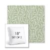 Picture of Eberly Spring | Set of 2 | 18" Sunbrella Boxed Square Outdoor Throw Pillows with Premium Inserts