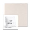 Picture of Exhale Cloud | Set of 2 | 18" Sunbrella Boxed Square Outdoor Throw Pillows with Premium Inserts