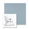 Picture of Exhale Dewdrop | Set of 2 | 18" Sunbrella Boxed Square Outdoor Throw Pillows with Premium Inserts