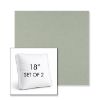 Picture of Exhale Rainwashed | Set of 2 | 18" Sunbrella Boxed Square Outdoor Throw Pillows with Premium Inserts