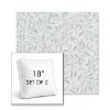 Picture of Exquisite Mist | Set of 2 | 18" Sunbrella Boxed Square Outdoor Throw Pillows with Premium Inserts