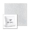 Picture of Frond Sky | Set of 2 | 18" Sunbrella Boxed Square Outdoor Throw Pillows with Premium Inserts