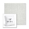 Picture of Idol Cloud | Set of 2 | 18" Sunbrella Boxed Square Outdoor Throw Pillows with Premium Inserts
