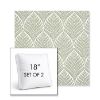 Picture of Linnaeus Spring | Set of 2 | 18" Sunbrella Boxed Square Outdoor Throw Pillows with Premium Inserts