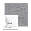 Picture of Linville Denim | Set of 2 | 18" Sunbrella Boxed Square Outdoor Throw Pillows with Premium Inserts