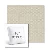 Picture of Litchfield Sage | Set of 2 | 18" Sunbrella Boxed Square Outdoor Throw Pillows with Premium Inserts