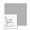 Picture of Lopi Ash | Set of 2 | 18" Sunbrella Boxed Square Outdoor Throw Pillows with Premium Inserts