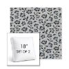 Picture of Mia Sapphire | Set of 2 | 18" Sunbrella Boxed Square Outdoor Throw Pillows with Premium Inserts