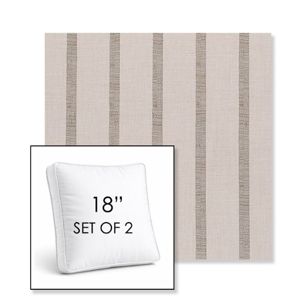 Picture of Mixi Wren | Set of 2 | 18" Sunbrella Boxed Square Outdoor Throw Pillows with Premium Inserts