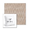 Picture of Mountains Sand | Set of 2 | 18" Sunbrella Boxed Square Outdoor Throw Pillows with Premium Inserts