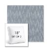 Picture of Mountains Slate | Set of 2 | 18" Sunbrella Boxed Square Outdoor Throw Pillows with Premium Inserts