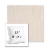 Picture of Nova Glimmer | Set of 2 | 18" Sunbrella Boxed Square Outdoor Throw Pillows with Premium Inserts