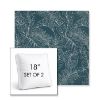 Picture of Palma Renew | Set of 2 | 18" Sunbrella Boxed Square Outdoor Throw Pillows with Premium Inserts