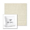 Picture of Piazza Vapor | Set of 2 | 18" Sunbrella Boxed Square Outdoor Throw Pillows with Premium Inserts