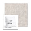 Picture of Poros Sky | Set of 2 | 18" Sunbrella Boxed Square Outdoor Throw Pillows with Premium Inserts