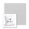 Picture of Replay Sea | Set of 2 | 18" Sunbrella Boxed Square Outdoor Throw Pillows with Premium Inserts