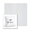 Picture of Replay Sky | Set of 2 | 18" Sunbrella Boxed Square Outdoor Throw Pillows with Premium Inserts