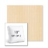 Picture of Replay Straw | Set of 2 | 18" Sunbrella Boxed Square Outdoor Throw Pillows with Premium Inserts