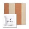 Picture of Rothko Lobster Roll | Set of 2 | 18" Sunbrella Boxed Square Outdoor Throw Pillows with Premium Inserts