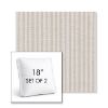 Picture of Tap Sand | Set of 2 | 18" Sunbrella Boxed Square Outdoor Throw Pillows with Premium Inserts