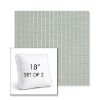 Picture of Trail Sky | Set of 2 | 18" Sunbrella Boxed Square Outdoor Throw Pillows with Premium Inserts