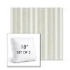 Picture of Tranquil Sage | Set of 2 | 18" Sunbrella Boxed Square Outdoor Throw Pillows with Premium Inserts