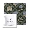 Picture of Trellis Topiary | Set of 2 | 18" Sunbrella Boxed Square Outdoor Throw Pillows with Premium Inserts
