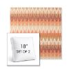 Picture of Valley Desert | Set of 2 | 18" Sunbrella Boxed Square Outdoor Throw Pillows with Premium Inserts